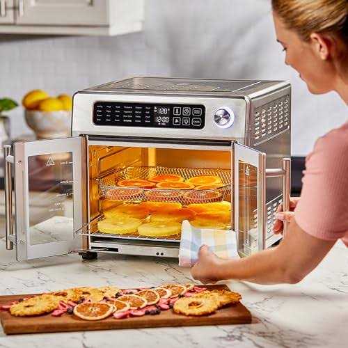 Emeril Lagasse French Door 360 Air Fryer Convection Oven, 26-Quart Stainless Steel - Image 4