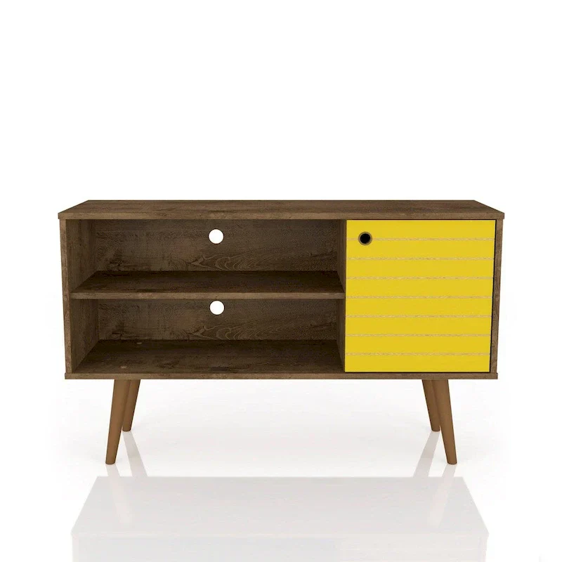 Mid-Century Modern Liberty Dual-Shelf TV Console - Image 6