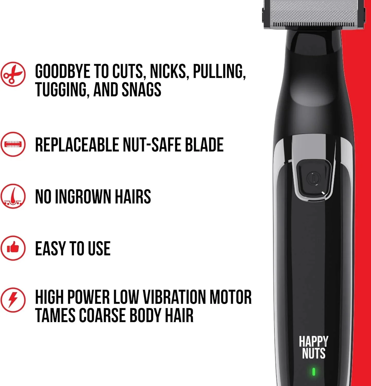 Men's Rechargeable Waterproof Cordless Body Hair Trimmer - Image 5