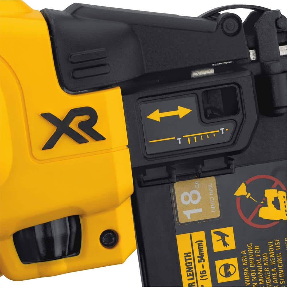 20V MAX XR Lithium-Ion CordlessGauge Brad Nailer (Tool Only) - Image 9