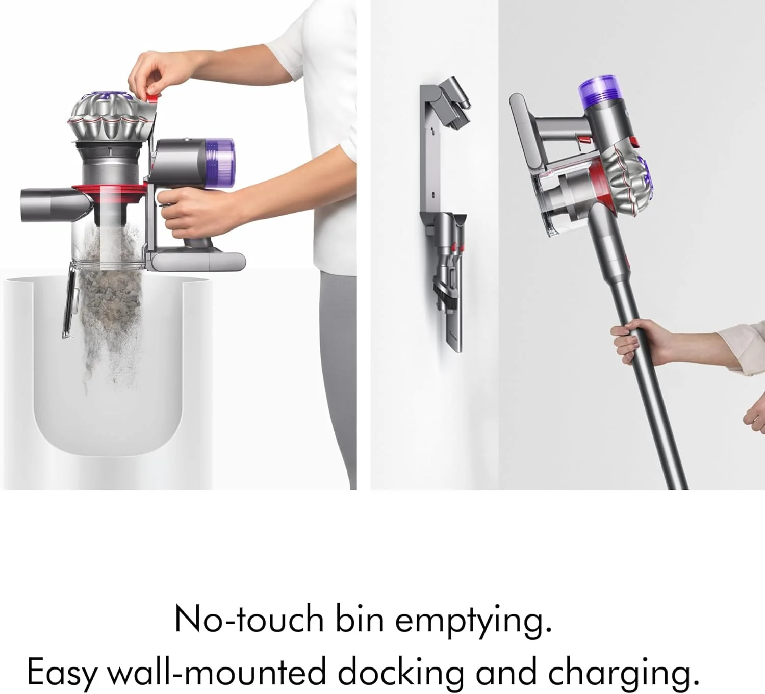 Dyson Cordless Stick Vacuum Cleaner, 0.14 Gallons, Silver/Nickel - V8 SV25 - Image 26