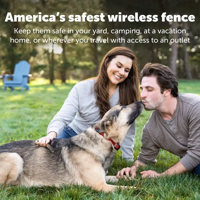 PetSafe Stay & Play Wireless Pet Fence For Stubborn Dogs - Adjustable, Portable, Rechargeable Collar, 3/4 Acre - Image 3
