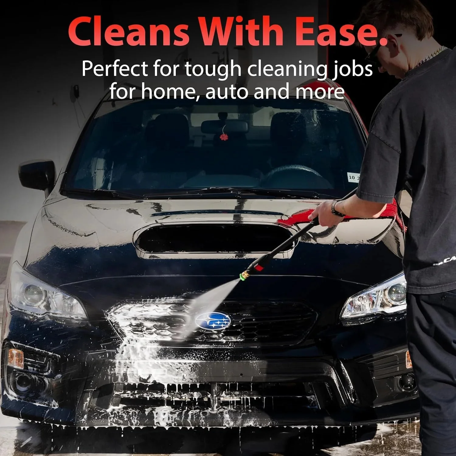 Electric Pressure Washer 2.0, Powerful 1.4 GPM 2000 PSI Car Pressure Washer Sprayer, Snub Nose & Tip Attachment, Use,Car Soap, Patio Boat RV Motorcycle Car Garage Deck Adam's Polishes - Image 13