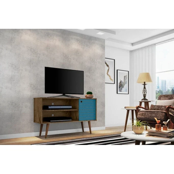 Mid-Century Modern Liberty Dual-Shelf TV Console - Image 38