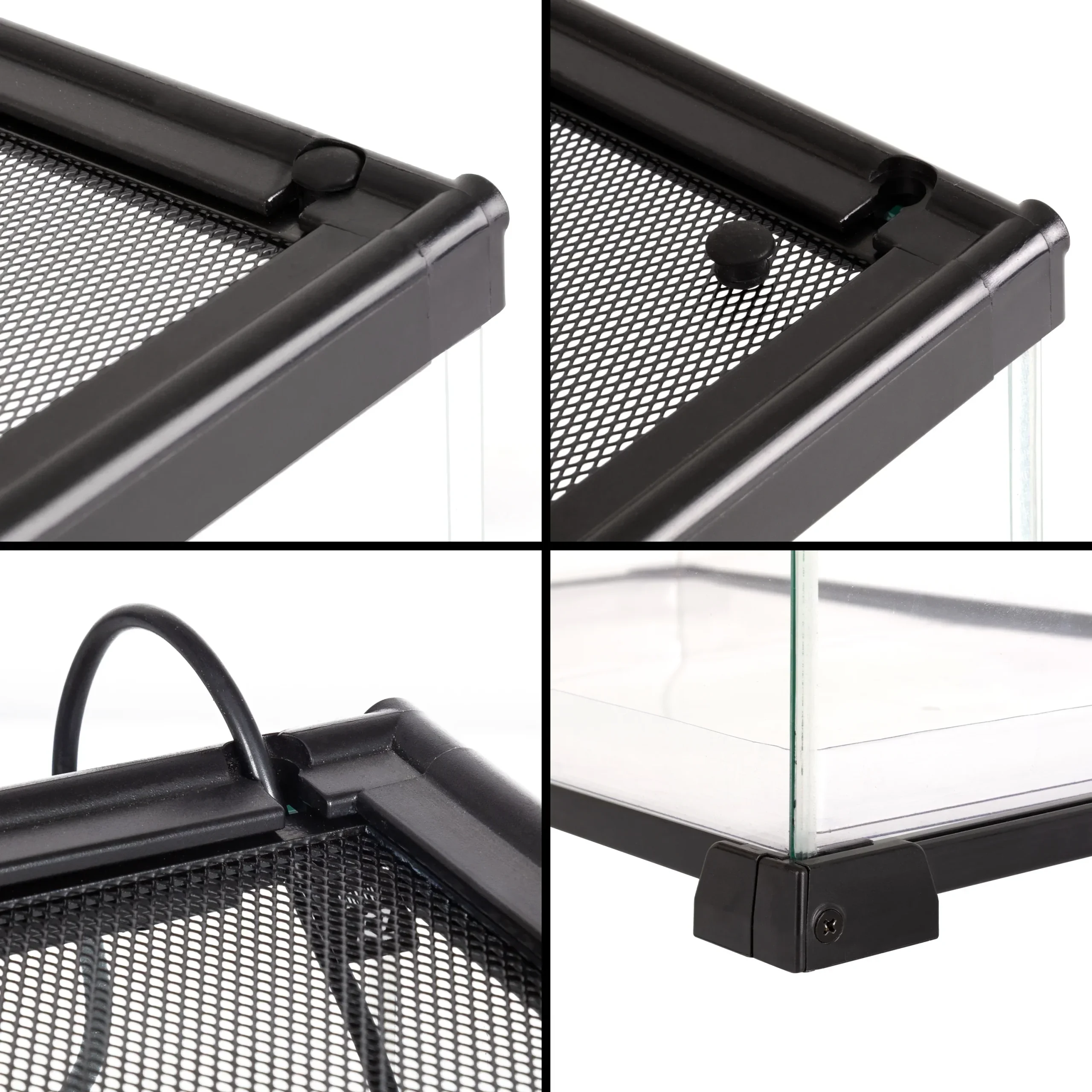 REPTIZOO Knock-Down Mini Glass Reptile Habitat, 20in x 12in x 10in, 10 Gallon - Image 4