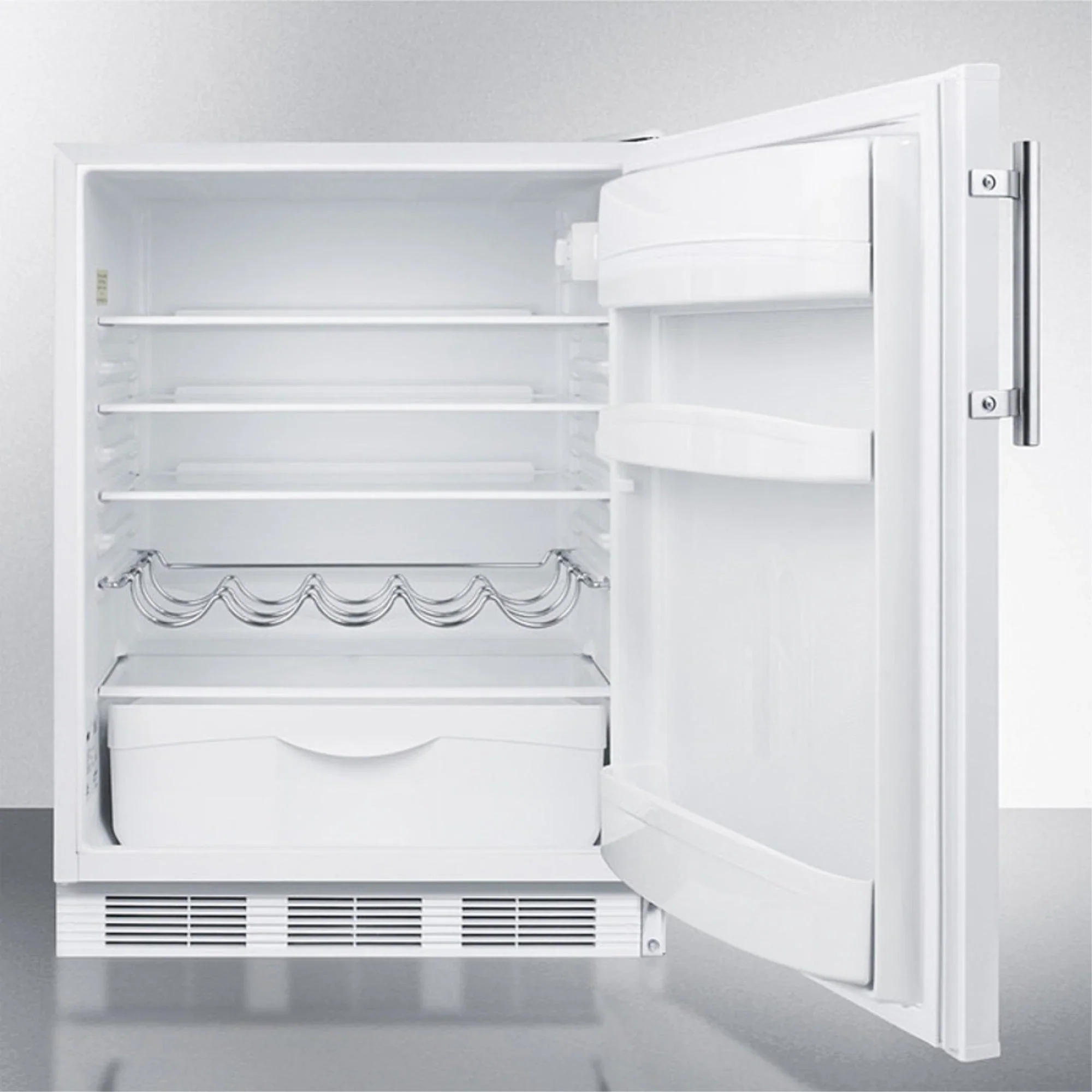 Built-In Undercounter All-Refrigerator, 5.5 Cu.Ft., 24 in Footprint, White - Image 3