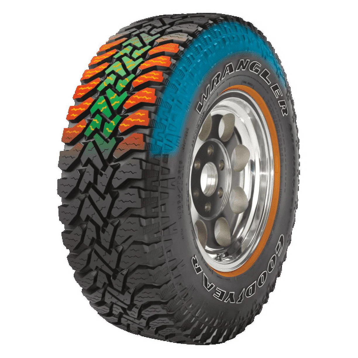 Goodyear Wrangler Authority A/T 275/65R18 116S All - Terrain Tire - Image 2