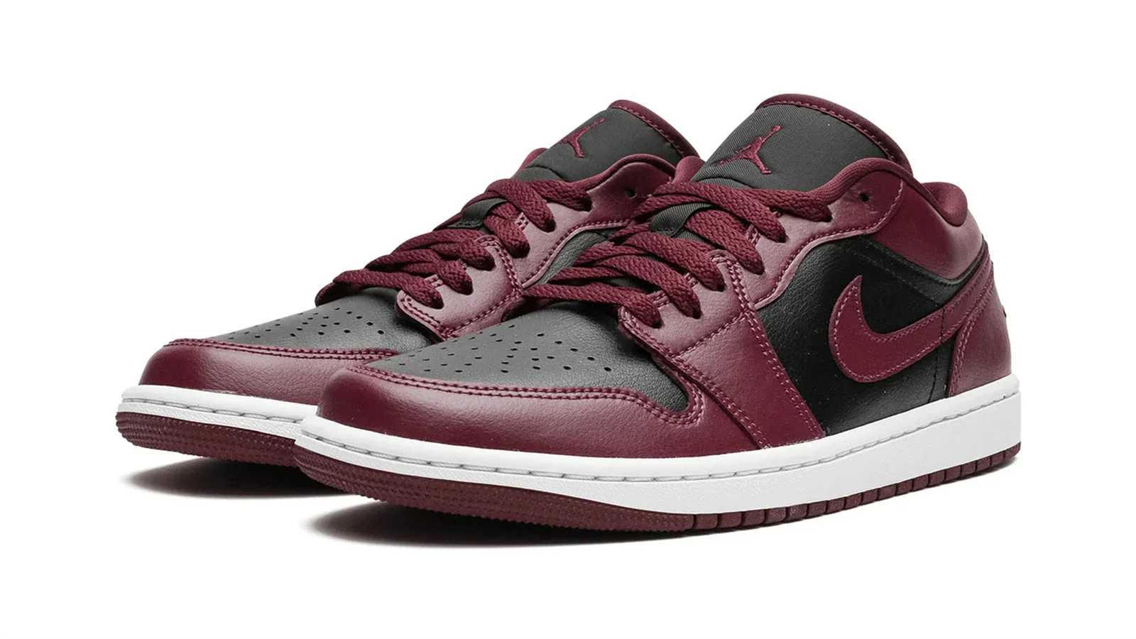 AIR JORDAN 1 Low Women's Sneakers - Dark Beetroot