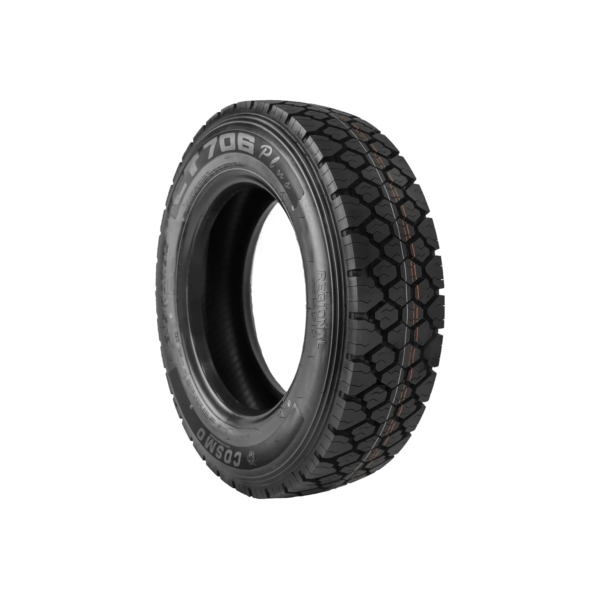 Cosmo CT706 Plus 245/70R19.5 135/133M H Commercial Tire - Image 2