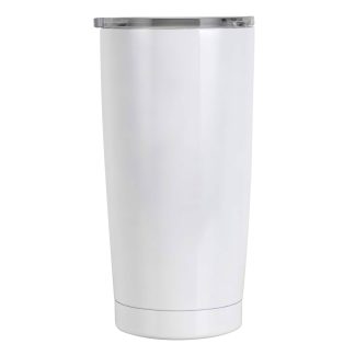 18.5oz. White Stainless Steel Tumbler by Celebrate It