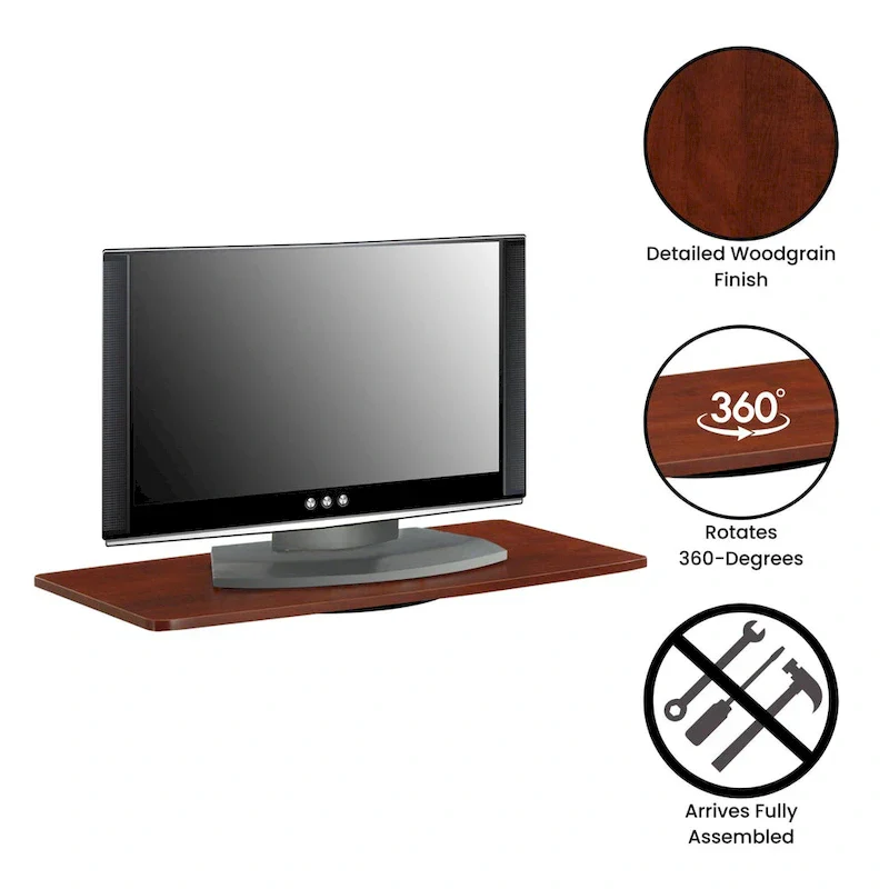 Convenience Concepts Designs2Go XL Single-Tier Swivel TV Riser for Screens Up to 37 Inches - Image 8