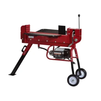 Industrial ED10T20 10-Ton Electric Log Splitter with Dual-Action Wedge & 2.5 HP Motor