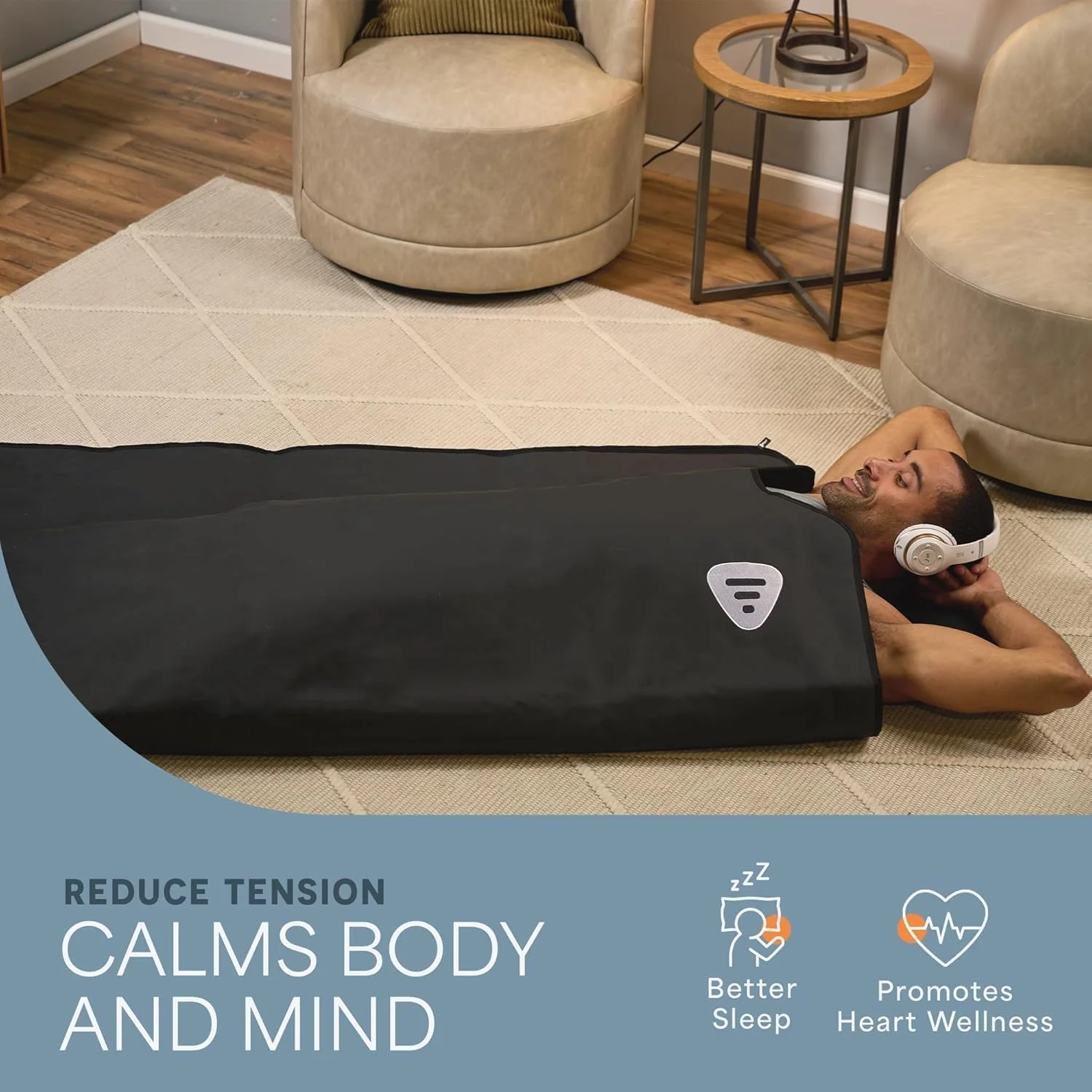 LifePro RejuvaWrap Infrared Sauna Blanket - 71 x 36 in, 9 Heat Levels - Image 3