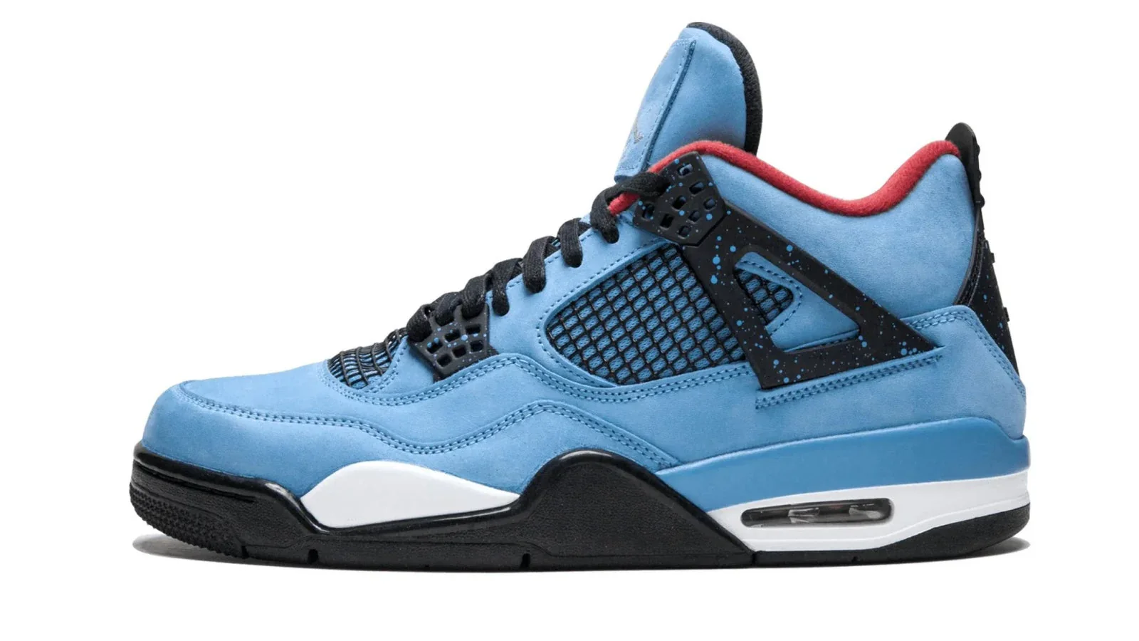 Air Jordan Sneakers, Blue Nubuck - Air Jordan 4 Retro Travis Scott Cactus Jack - Image 3