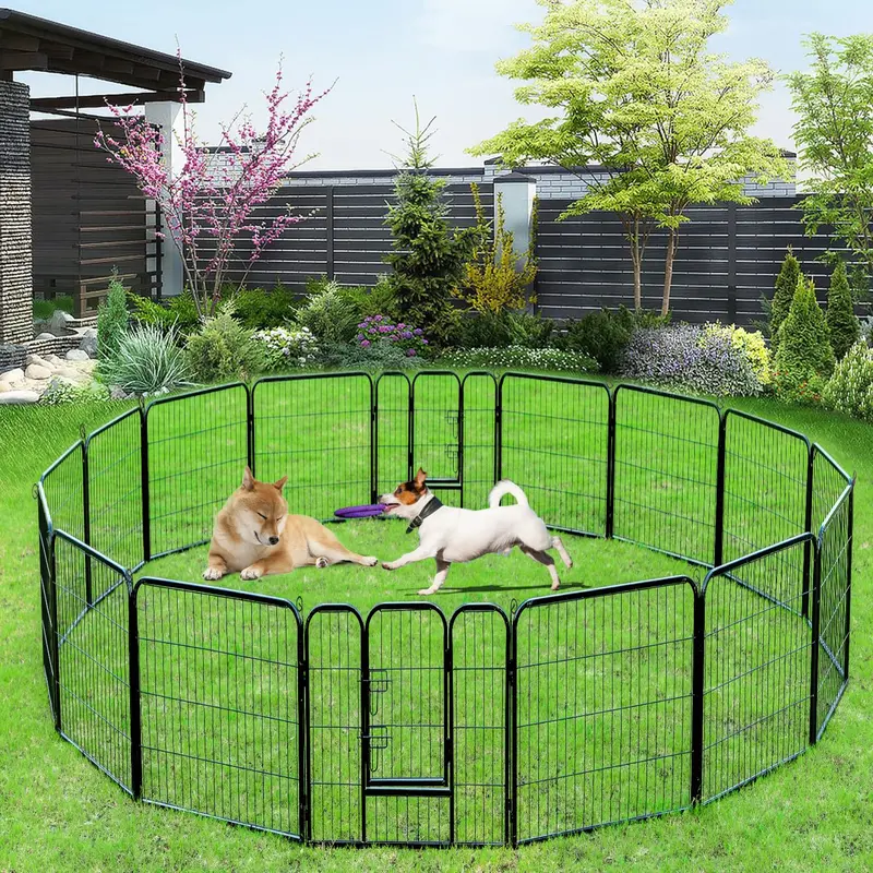BestPet Metal Dog Playpen, 40in, 16 Panels, Indoor/Outdoor - Image 4