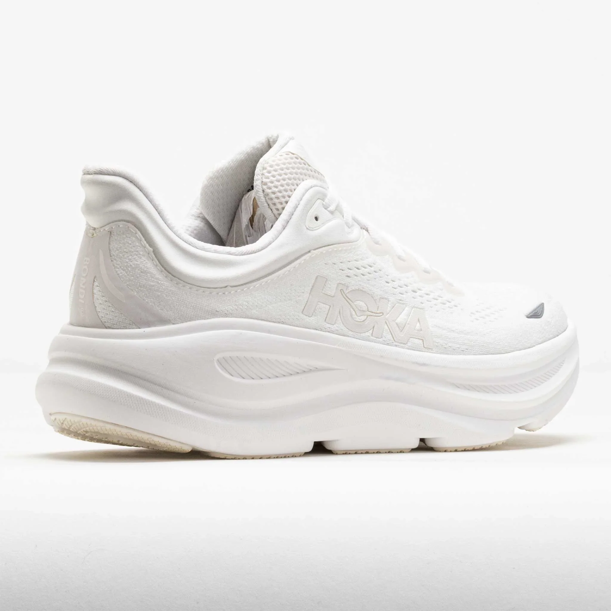 Women's Running Shoes, White/White - Bondi 9 - Image 6