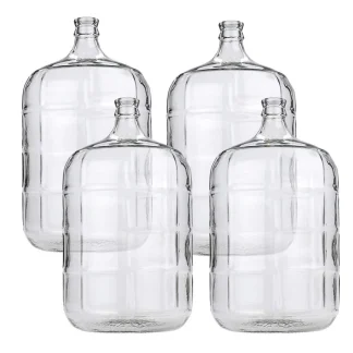 Glass Carboys 5 Gallon 4 Pack - Beer Or Wine Making