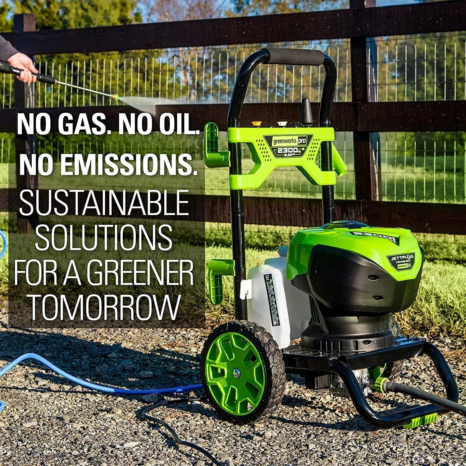 Greenworks 2300-PSI 14 Amp 2.3-GPM Brushless Pressure Washer GPW2300 5118002VT - Image 11