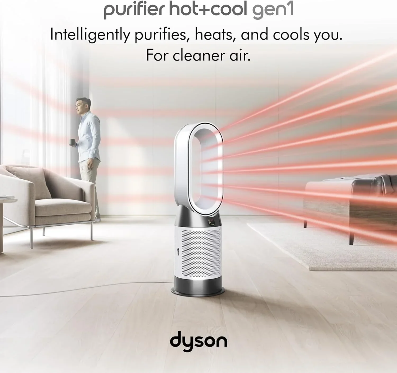 Dyson Purifier Hot+Cool Gen1, White - HP10 664610-01 - Image 2