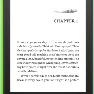 Amazon – Kindle Paperwhite Kids E-Reader 6.8′′ display with kid-friendly cover – 16GB – 2022 – 2023 – Emerald Forest