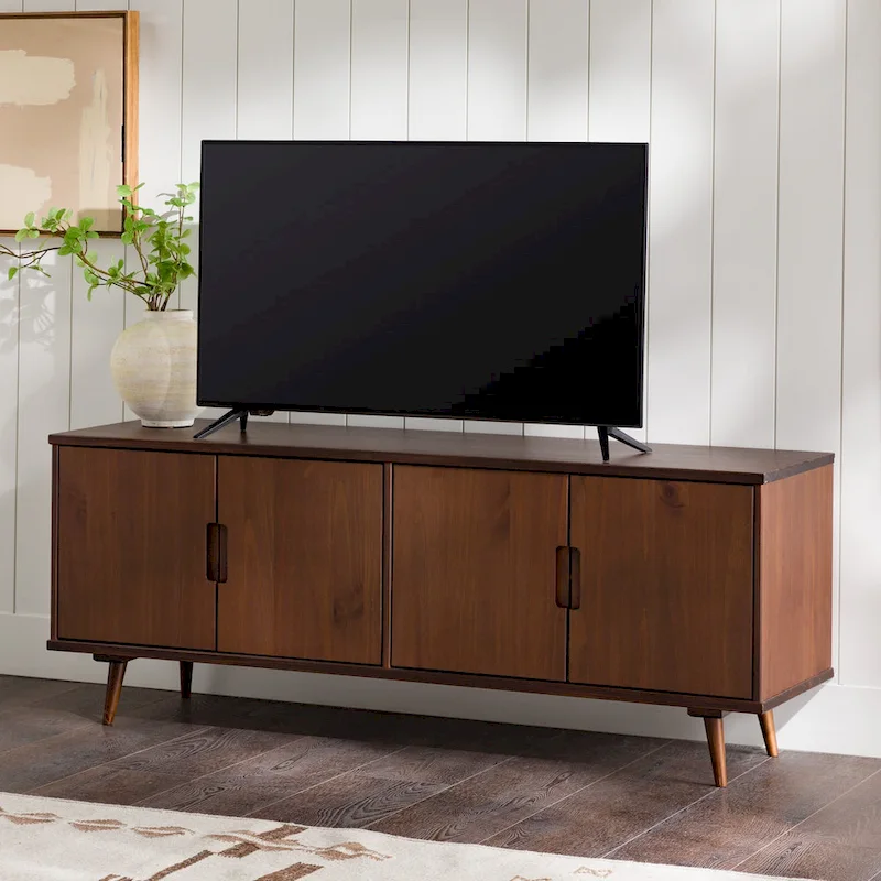 Mid-Century Modern Solid Wood TV Console by Middlebrook - Image 14