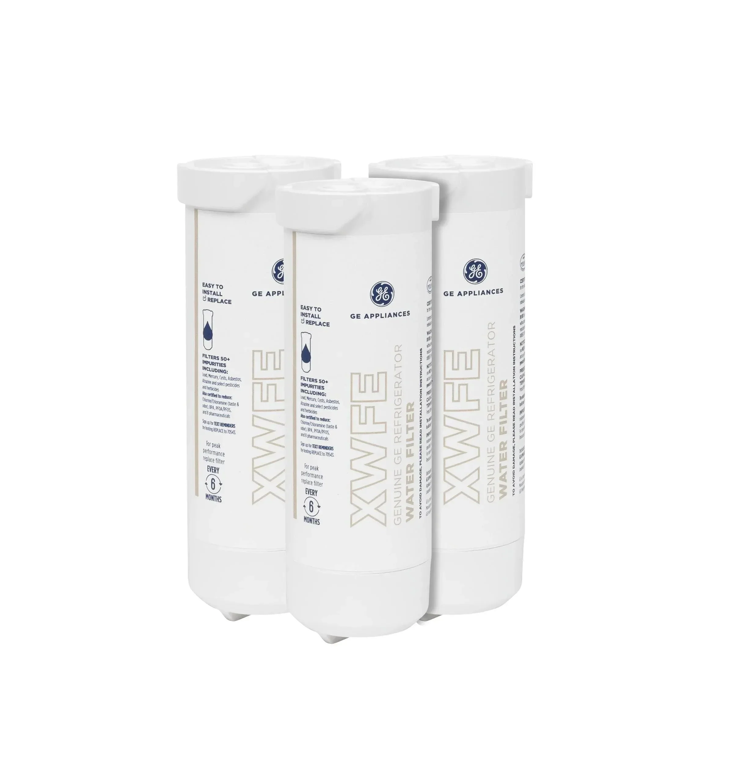 GE XWFE Refrigerator Water Filter 3-Pack - XWFE3PK - Image 2