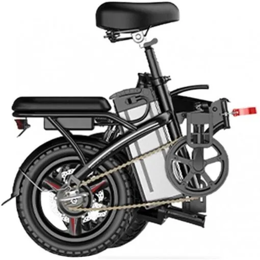 Folding Electric Bike, 250W Electric Bike Suitable for Adults and Teenagers Removable Battery Fat Tire Electric Bike Beach Snow Bicycle - Image 4