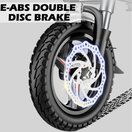 Folding Electric Bike, 250W Electric Bike Suitable for Adults and Teenagers Removable Battery Fat Tire Electric Bike Beach Snow Bicycle - Image 6