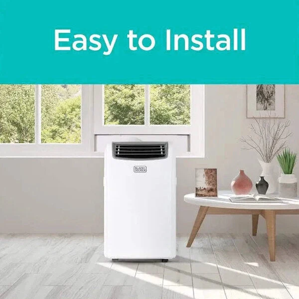 BLACK+DECKER 14,000 BTU Portable Air Conditioner With Heat And Remote Control - White - Image 4