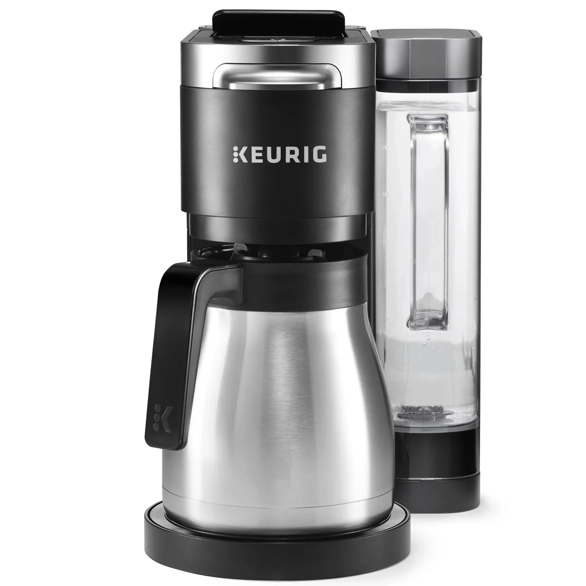 Keurig Single Serve & Carafe Coffee Maker, 60 oz Water Reservoir, 12-Cup Thermal Carafe - K-Duo Plus