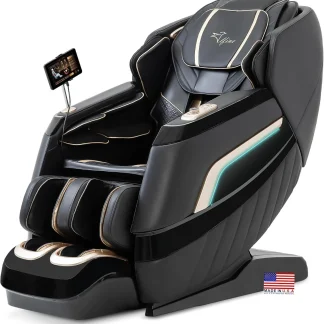 Alfine 4D Full Body Massage Chair With SL Track, Yoga Stretch, Zero Gravity, Heating, AI Voice Control - A66