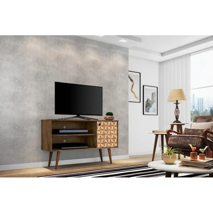 Mid-Century Modern Liberty Dual-Shelf TV Console - Image 43