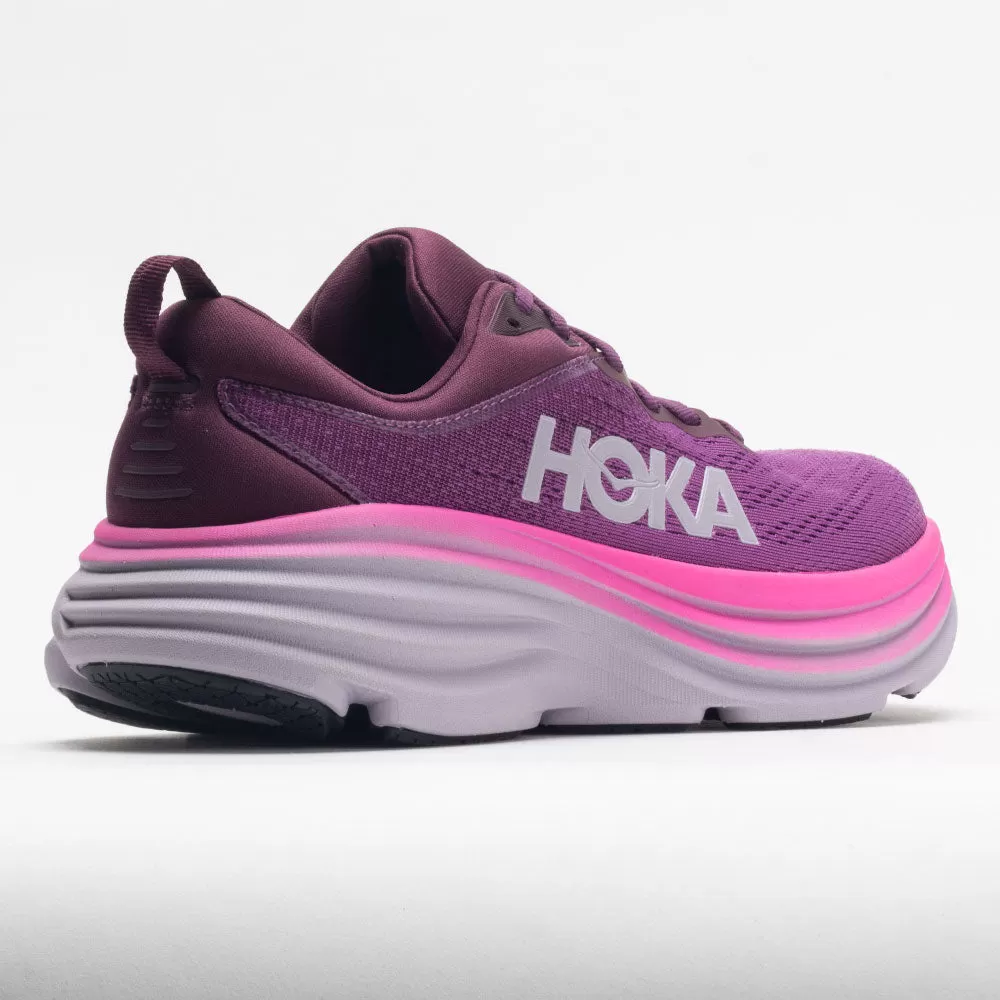 Women's Running Shoes Beautyberry/Grape Wine - Bondi 8 - Image 2