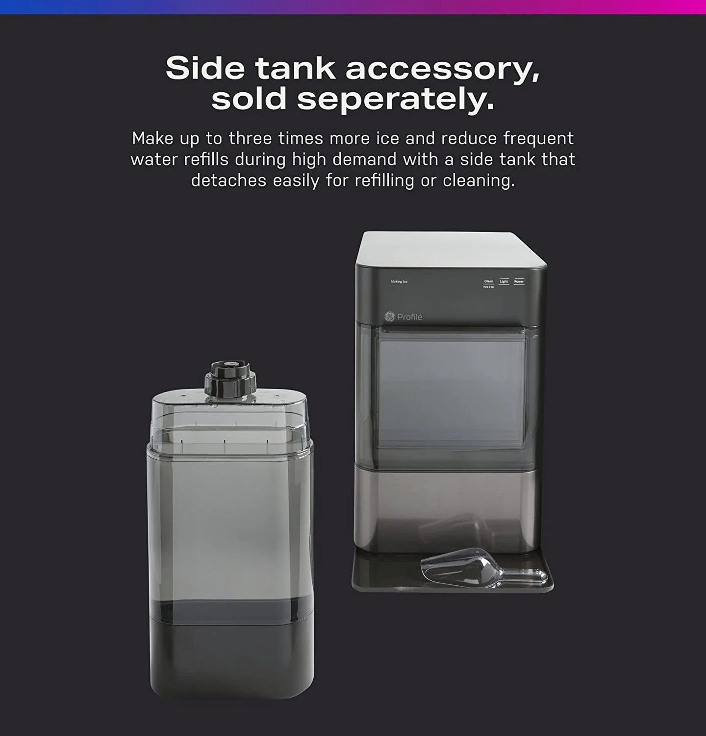 GE Profile Opal 2.0 Countertop Nugget Ice Maker With WiFi - XPIO23BCBT - Image 29