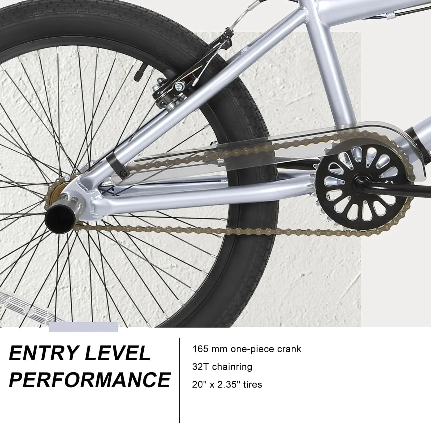 WEIZE Freestyle BMX Bicycle 20 Inch Stunt Bike for Kids and Adults Men and Women High Strength Steel Frame 360 Degree Rotor Freestyle - Image 4
