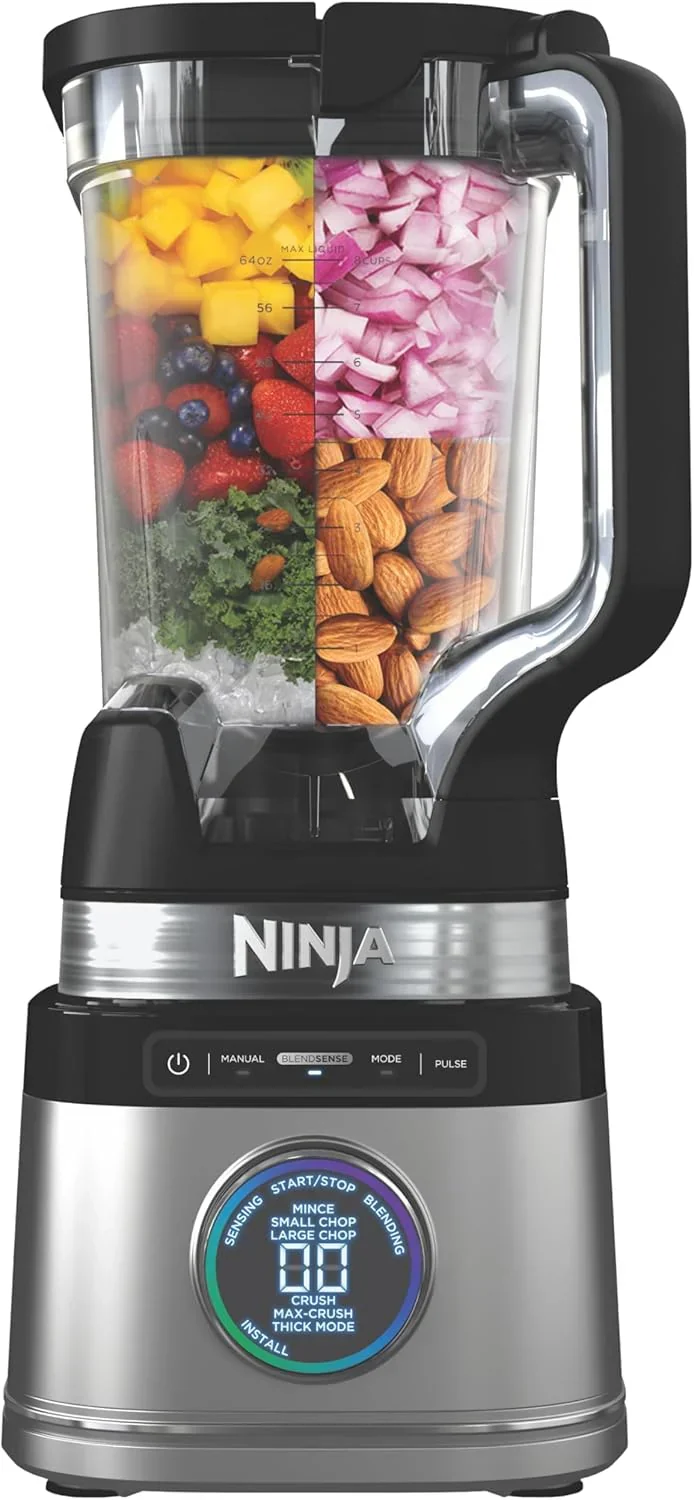Ninja Blender, Silver, 72 Fluid Ounces, 1800 Peak Watt Motor Base - Image 2