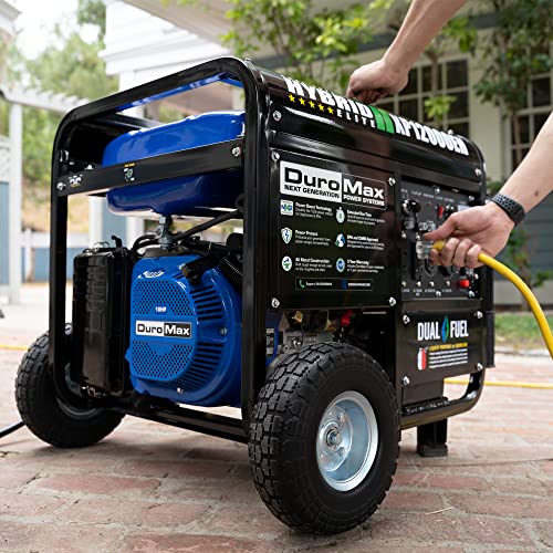 DuroMax XP12000EH Dual Fuel Generator – 12,000W Gas/Propane, 457cc 4-Stroke Engine, EPA/CARB Compliant - Image 5