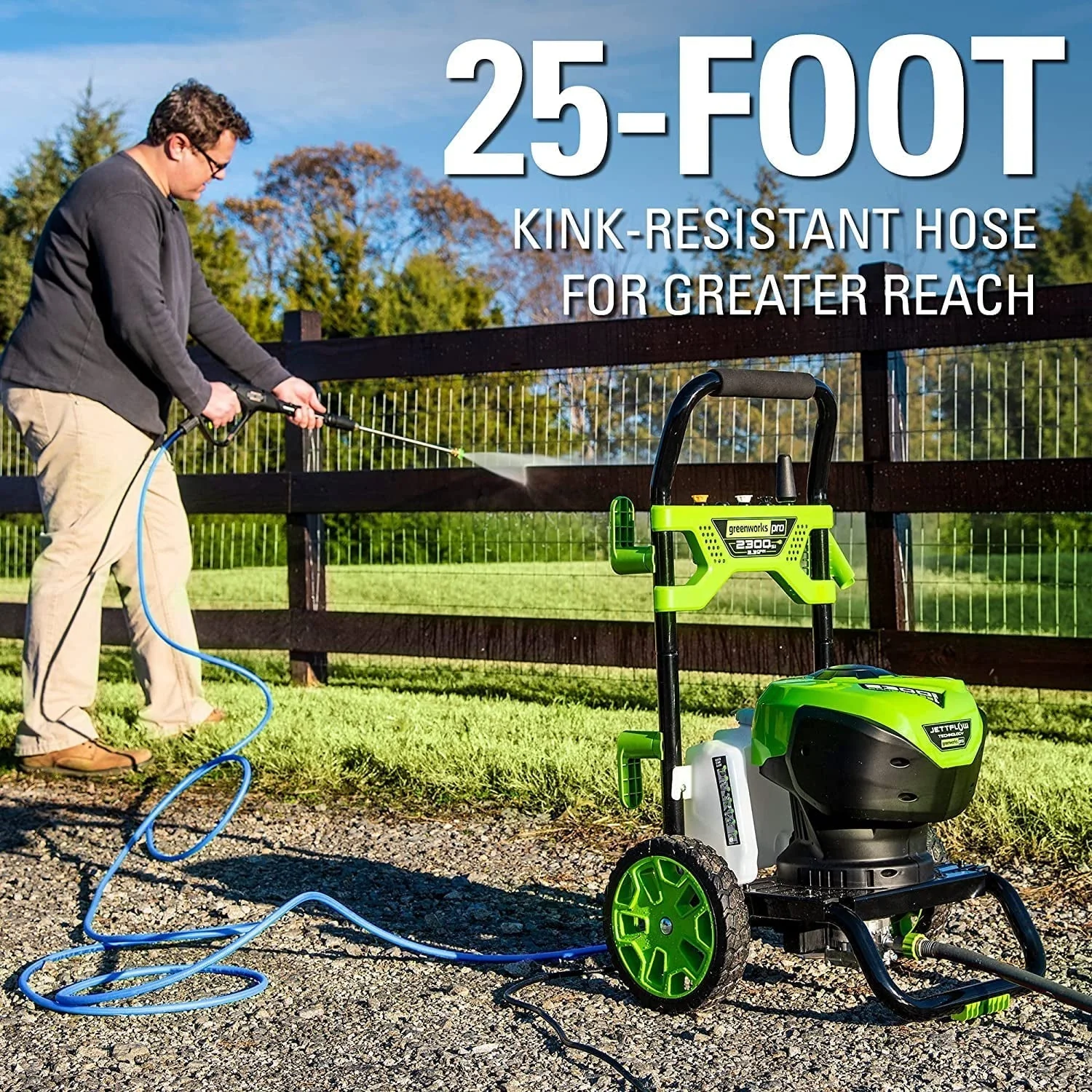 Greenworks 2300-PSI 14 Amp 2.3-GPM Brushless Pressure Washer GPW2300 5118002VT - Image 10