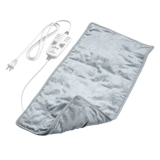 Pure Enrichment 3-in-1 Heating Pad, 12 in x 24 in, Steel Gray - WeightedWarmth