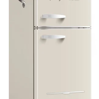 Frigidaire 3.1 Cu. Ft. 2-Door Retro Compact Refrigerator With Built-In Side Bottle Opener - Cream
