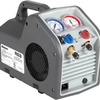 (Portable Refrigerant Recovery Machine – 115V, 60Hz, for Both Liquid and Vapor Refrigerant, White-Robinair
