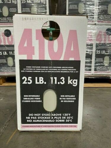 25 lb R410A 410a refrigerant new factory sealed. - Image 3