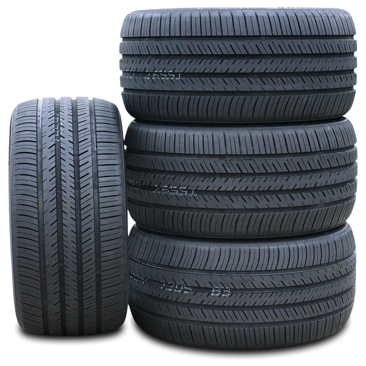 A pair of 2 (2) 255/40R20 101W XL A/S performance tires - Image 8