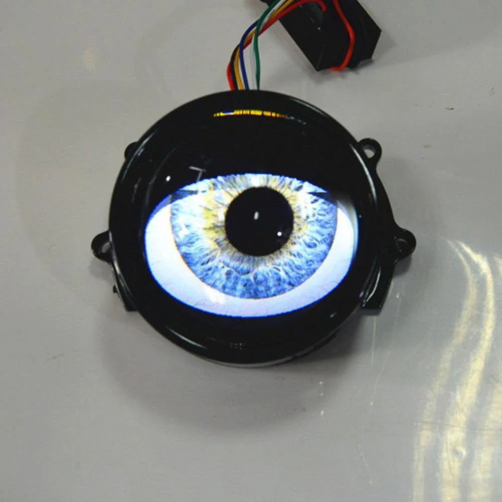 LED Demon Eyes Demon Eyes headlights, Dynamic Demon Eyes car headlights, adjustable eye pattern, mini projector lens light controlled by phone, suitable for any car - Image 5