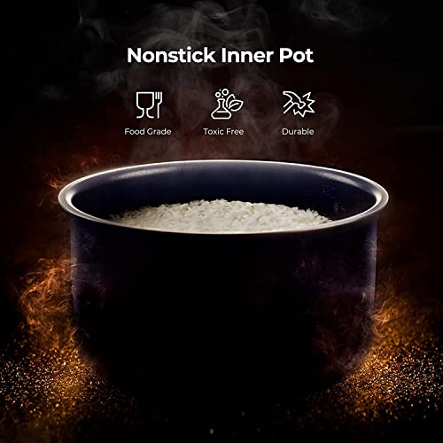 CUCKOO 6-Cup (Uncooked) Micom Rice Cooker Nonstick Inner Pot | White - Image 4