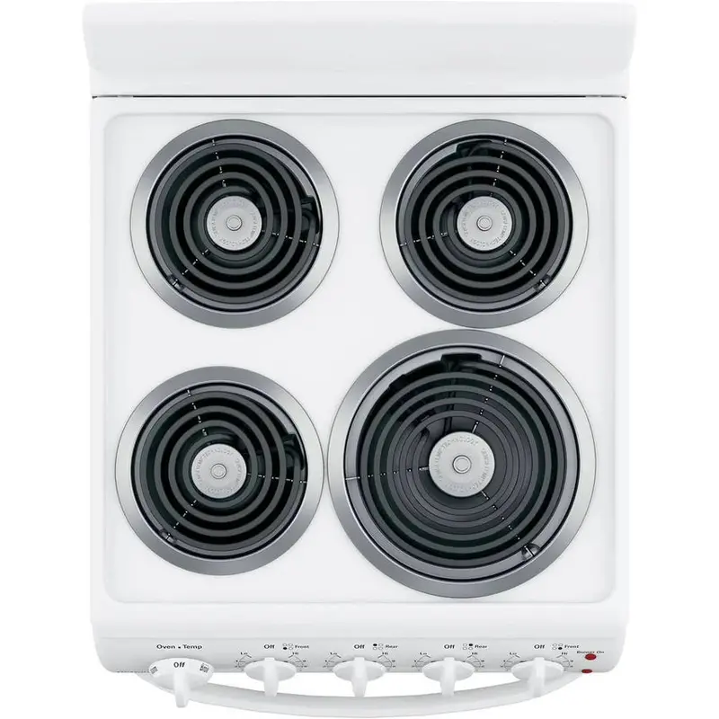 Hotpoint 20-Inch 4-Burner Freestanding Electric Range - White - Image 4