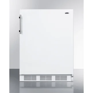 Built-In Undercounter All-Refrigerator, 5.5 Cu.Ft., 24 in Footprint, White