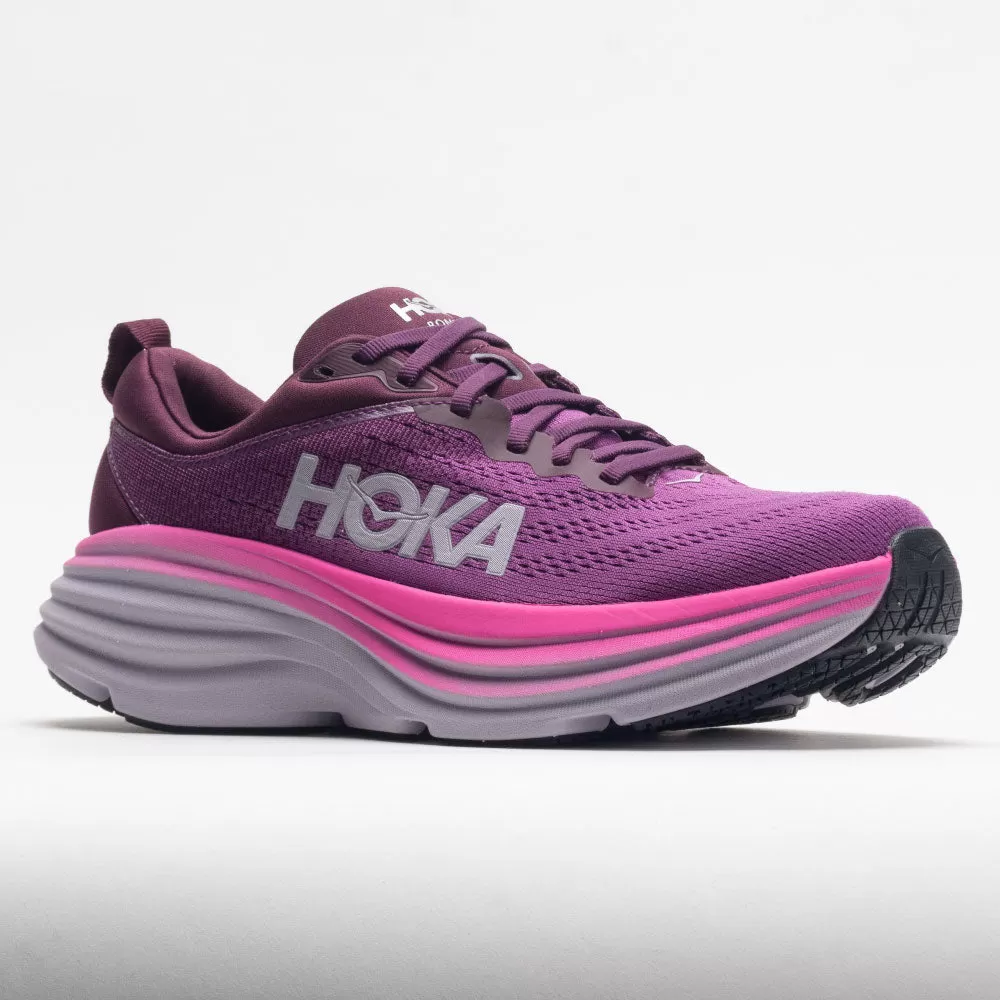 Women's Running Shoes Beautyberry/Grape Wine - Bondi 8 - Image 5