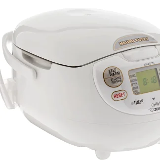 Zojirushi Neuro Fuzzy Rice Cooker And Warmer, 5.5-Cup, Premium White - NS-ZCC10