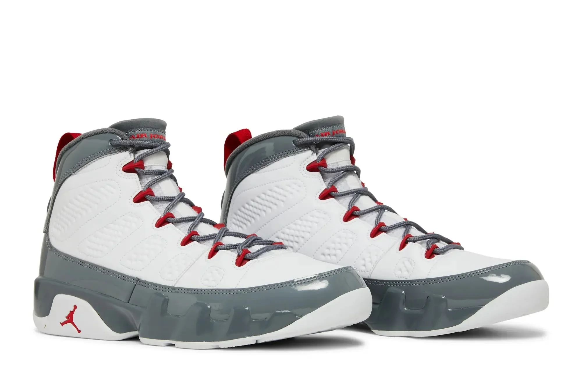 Jordan 9 Retro Fire Red White/Cool Grey/Fire Red - CT8019 162 - Image 3